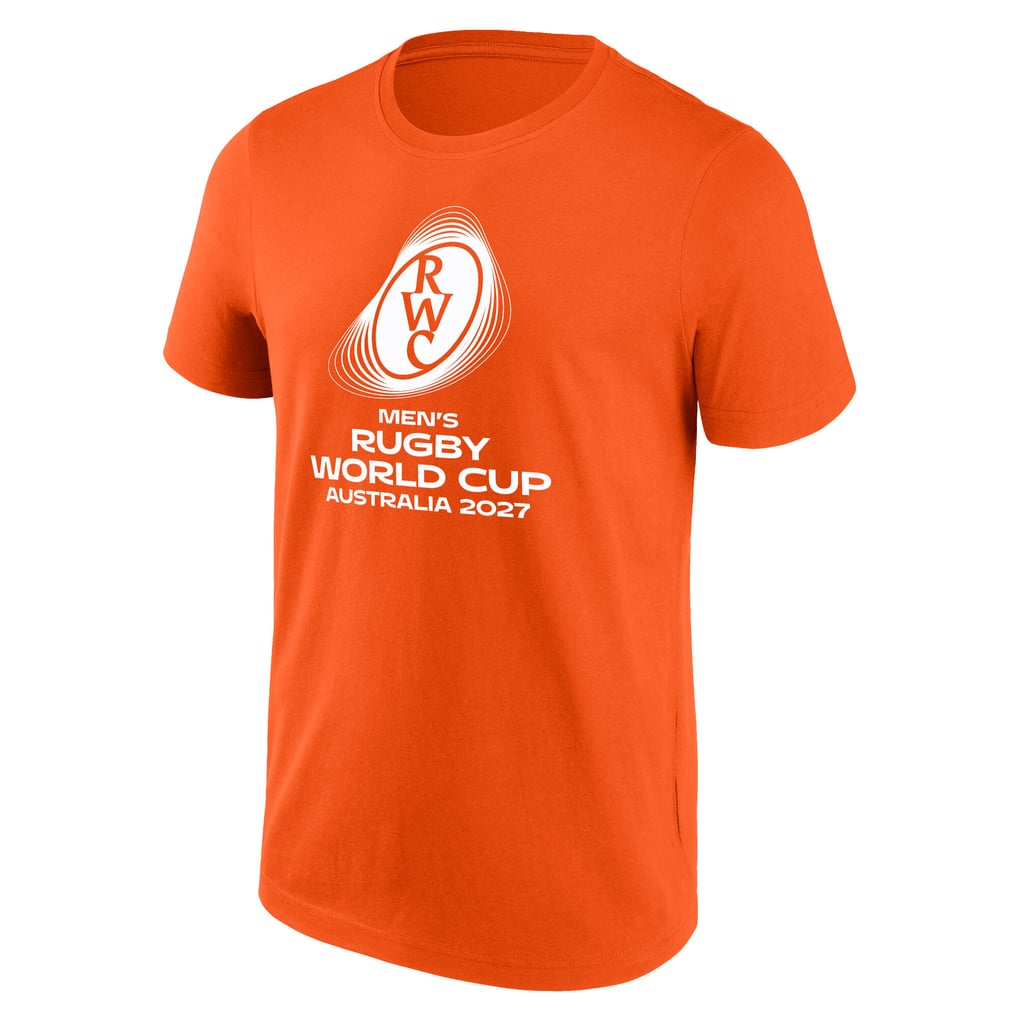 ラグビーワールドカップ2027 グラフィックTシャツ - オレンジ