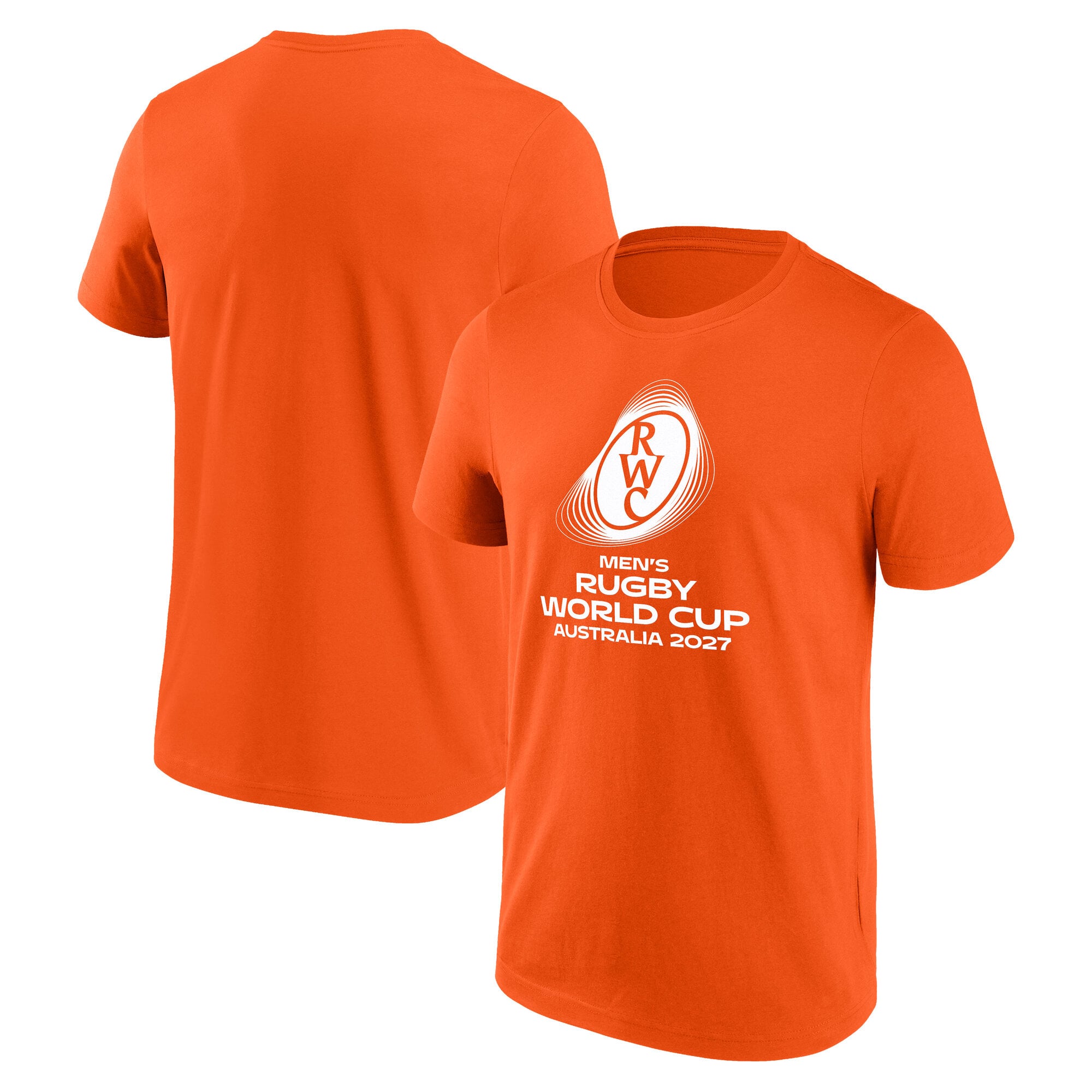 ラグビーワールドカップ2027 グラフィックTシャツ - オレンジ