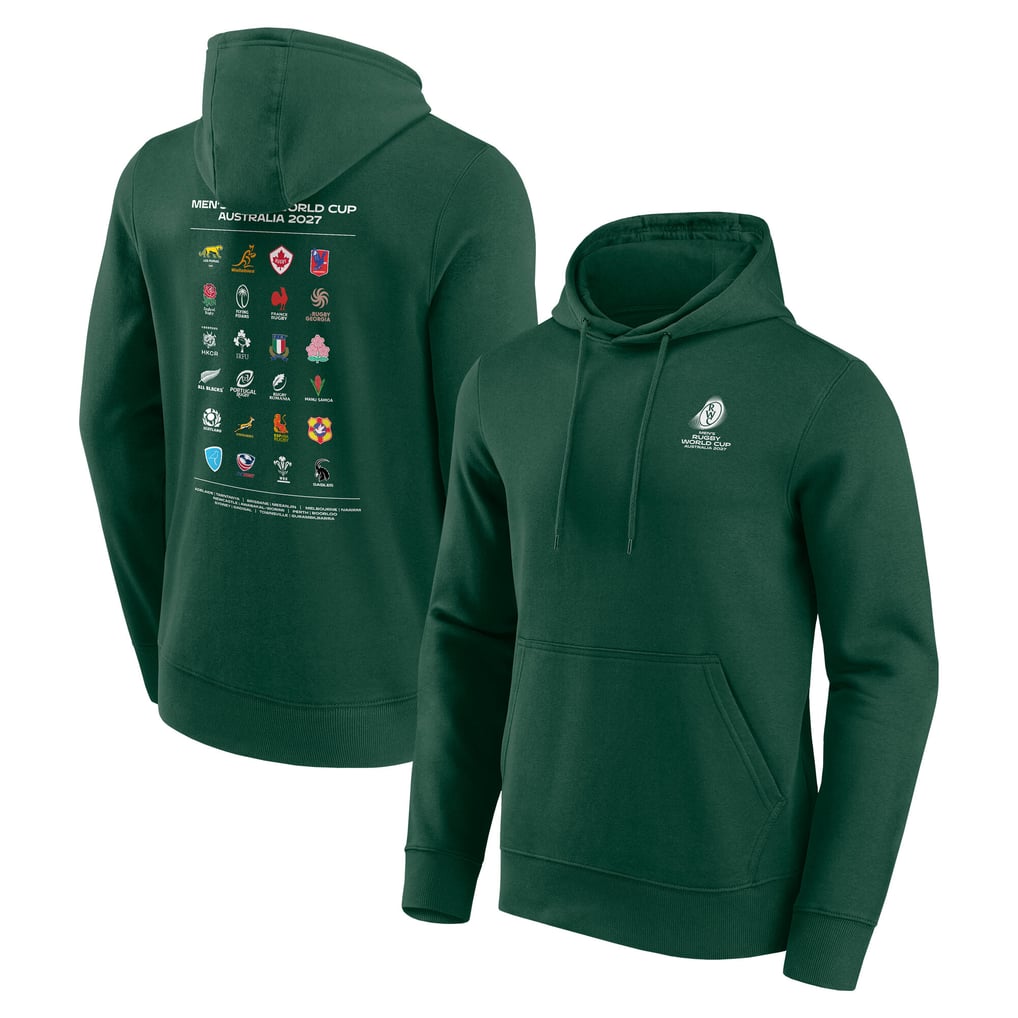 Rugby World Cup 2027 Unions Graphic Hoodie - Green