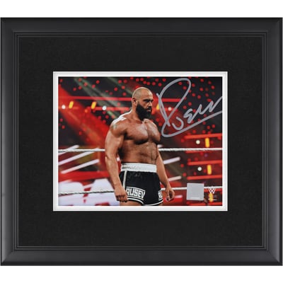 Rusev WWE Autographed Fanatics Authentic Framed 8" x 10" Standing In-Ring Photograph  