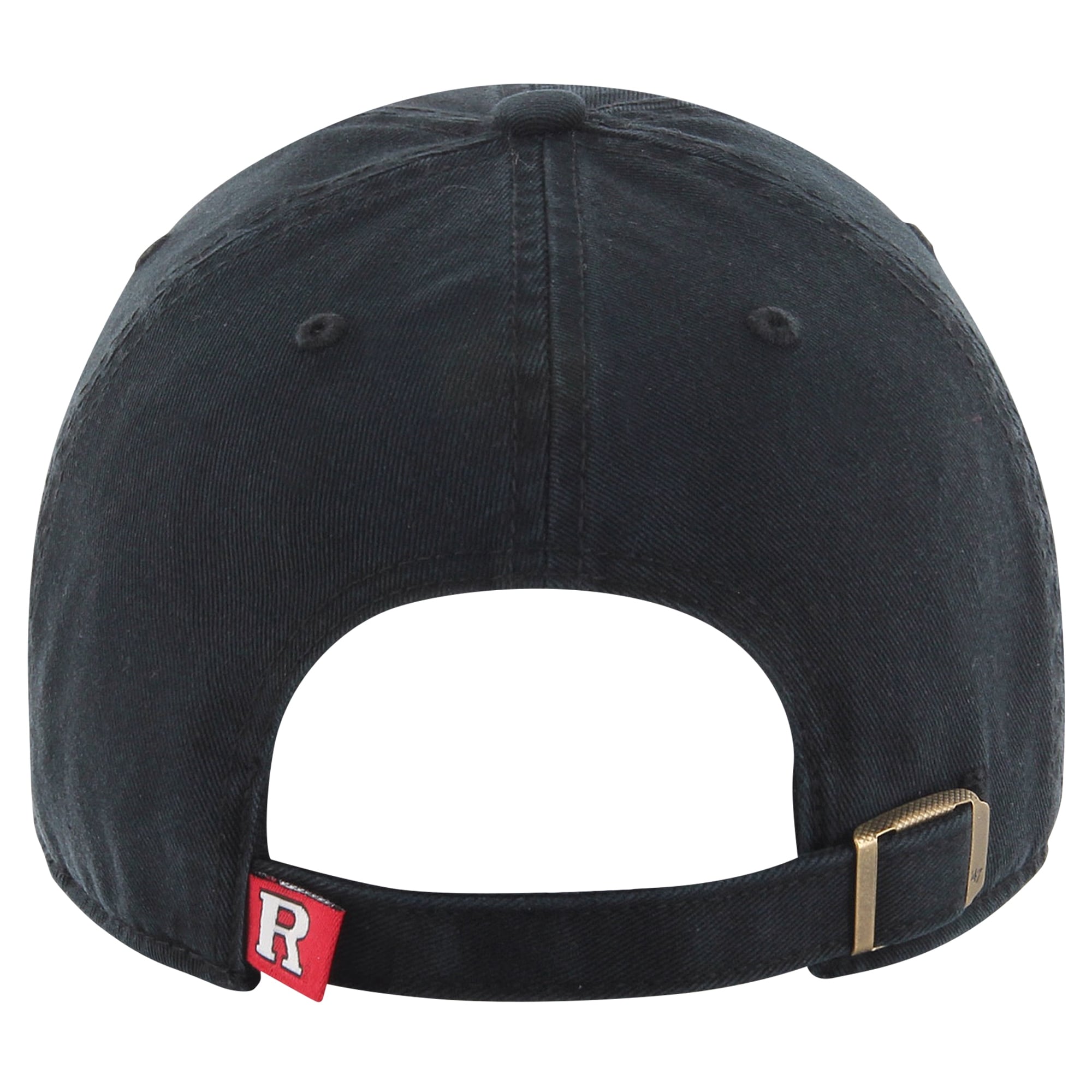 Men's '47 Black Rutgers Scarlet Knights Clean Up Adjustable Hat