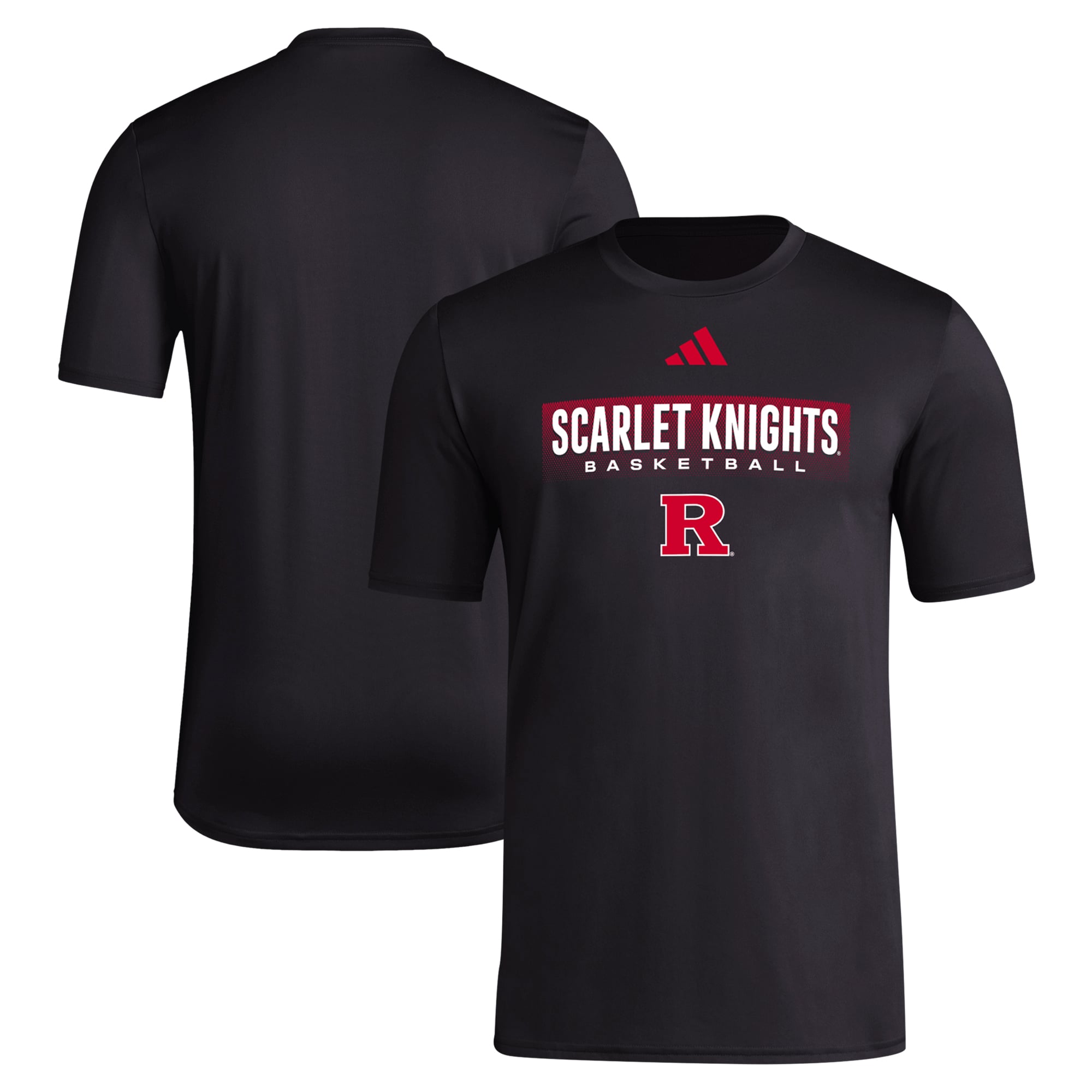 Men's adidas Black Rutgers Scarlet Knights Locker On-Court In The Fade ...