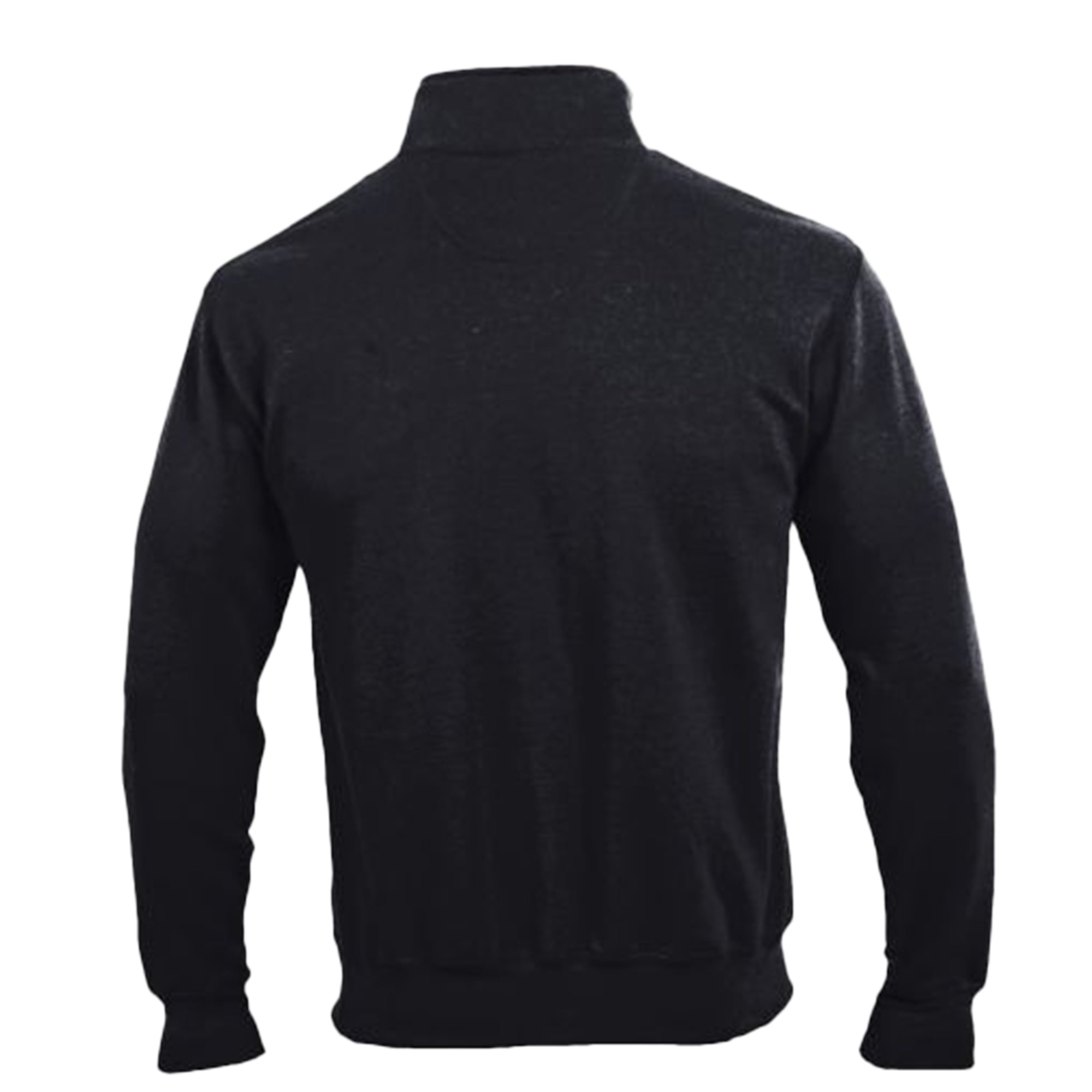 Men's Champion Black Rutgers Scarlet Knights Powerblend Quarter-Zip Pullover