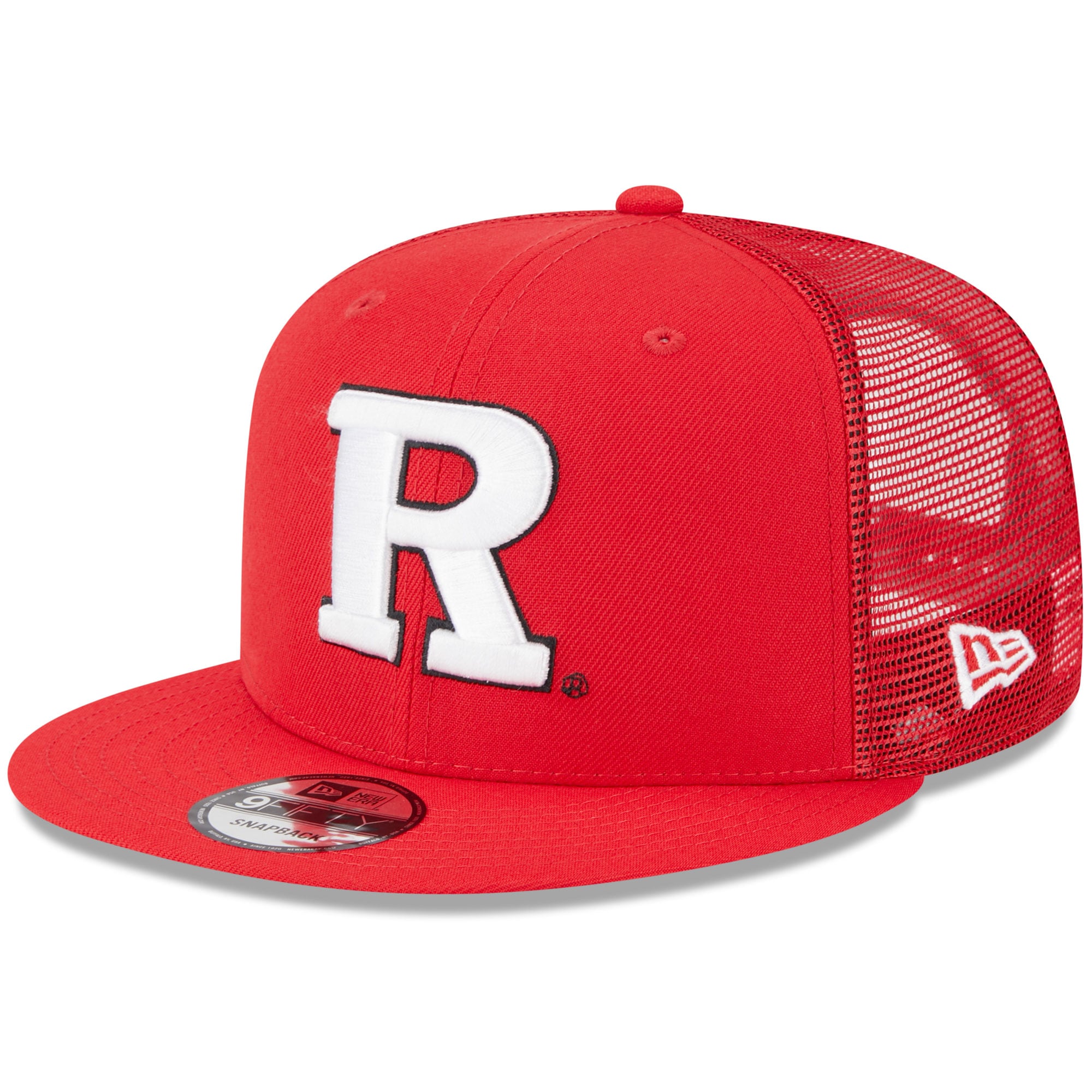 Rutgers Rope Hat Men's New Era Scarlet Rutgers Scarlet Knights Classic 9FIFTY Trucker ...