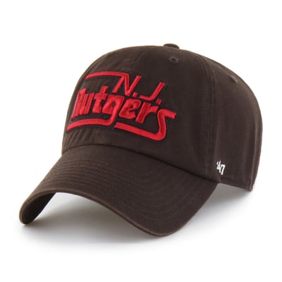  Rutgers Scarlet Knights '47 Unisex Vault Clean Up Adjustable Hat - Brown