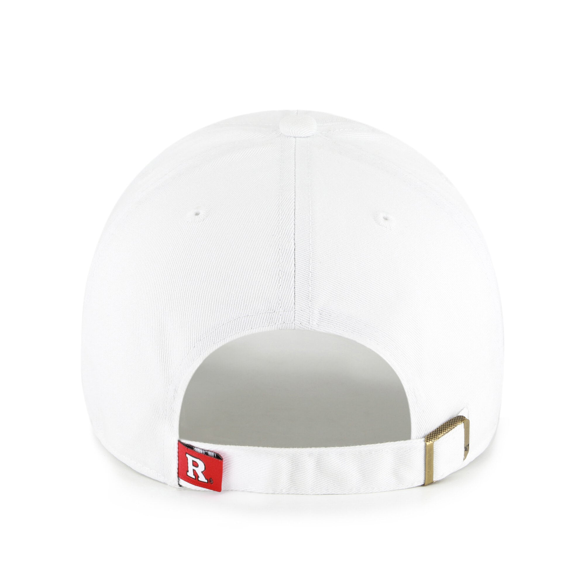 Unisex '47 Rutgers Scarlet Knights White Clean Up Adjustable Hat