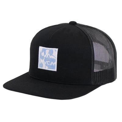  RVCA All The Way Trucker Adjustable Hat - Black