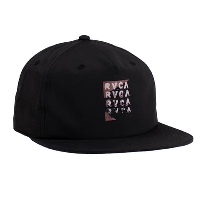 RVCA Block Print Adjustable Hat - Black