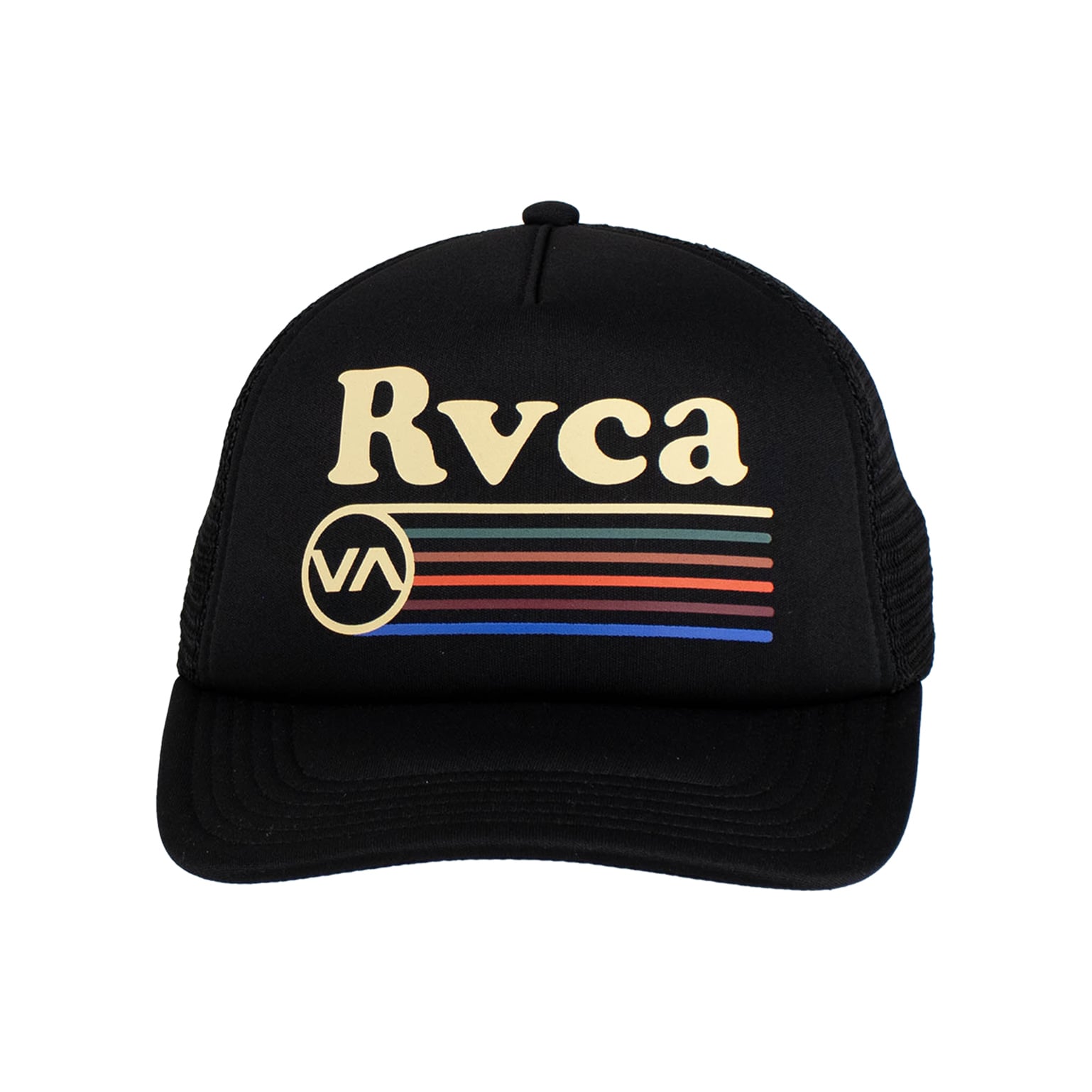 Casquette trucker RVCA Farrah noire pour homme en mousse et maille