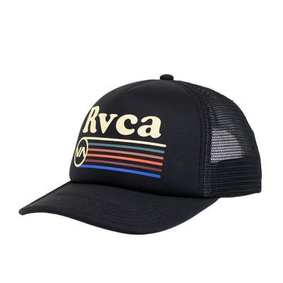 RVCA Farrah Foam Mesh Trucker Hat - Black