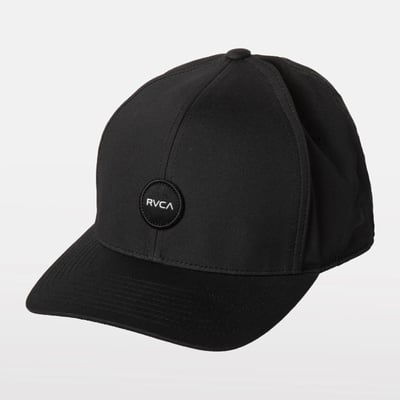  RVCA Seasons Flex Fit Hat - Black
