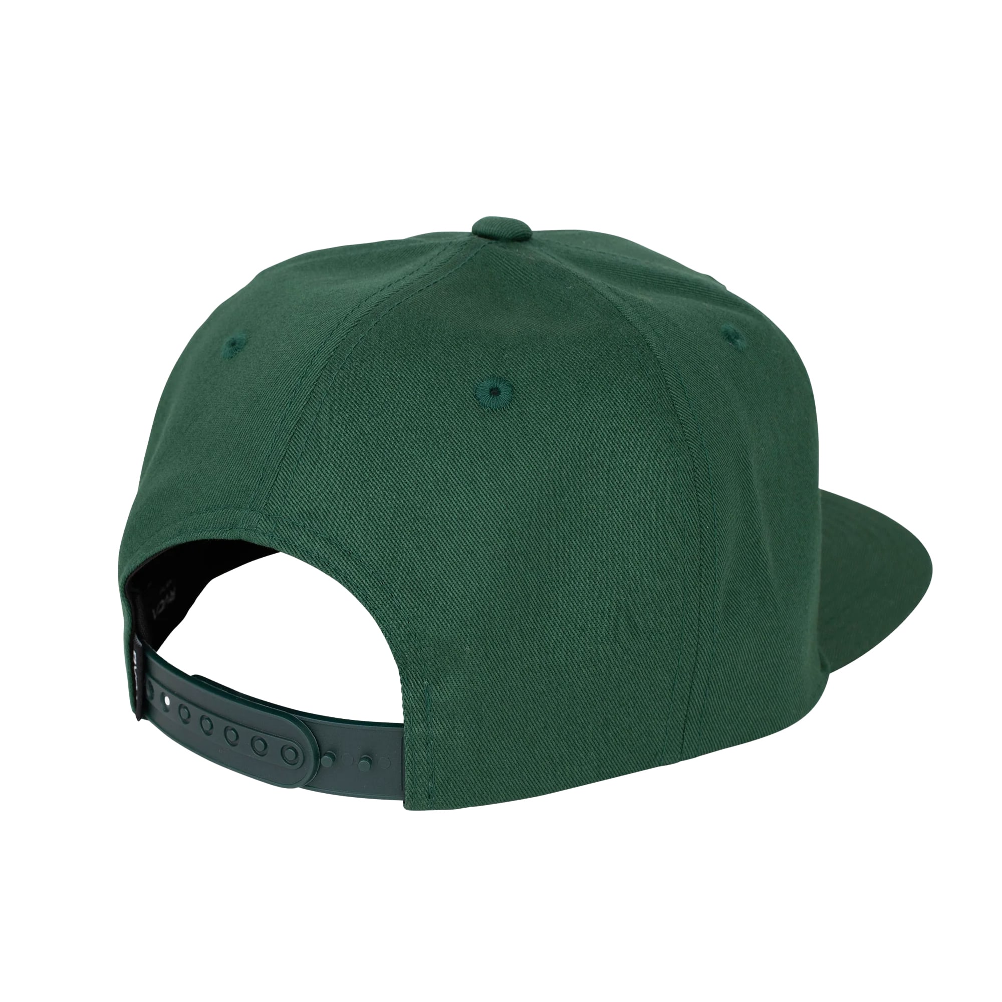 Casquette Snapback hexagonale verte RVCA pour homme