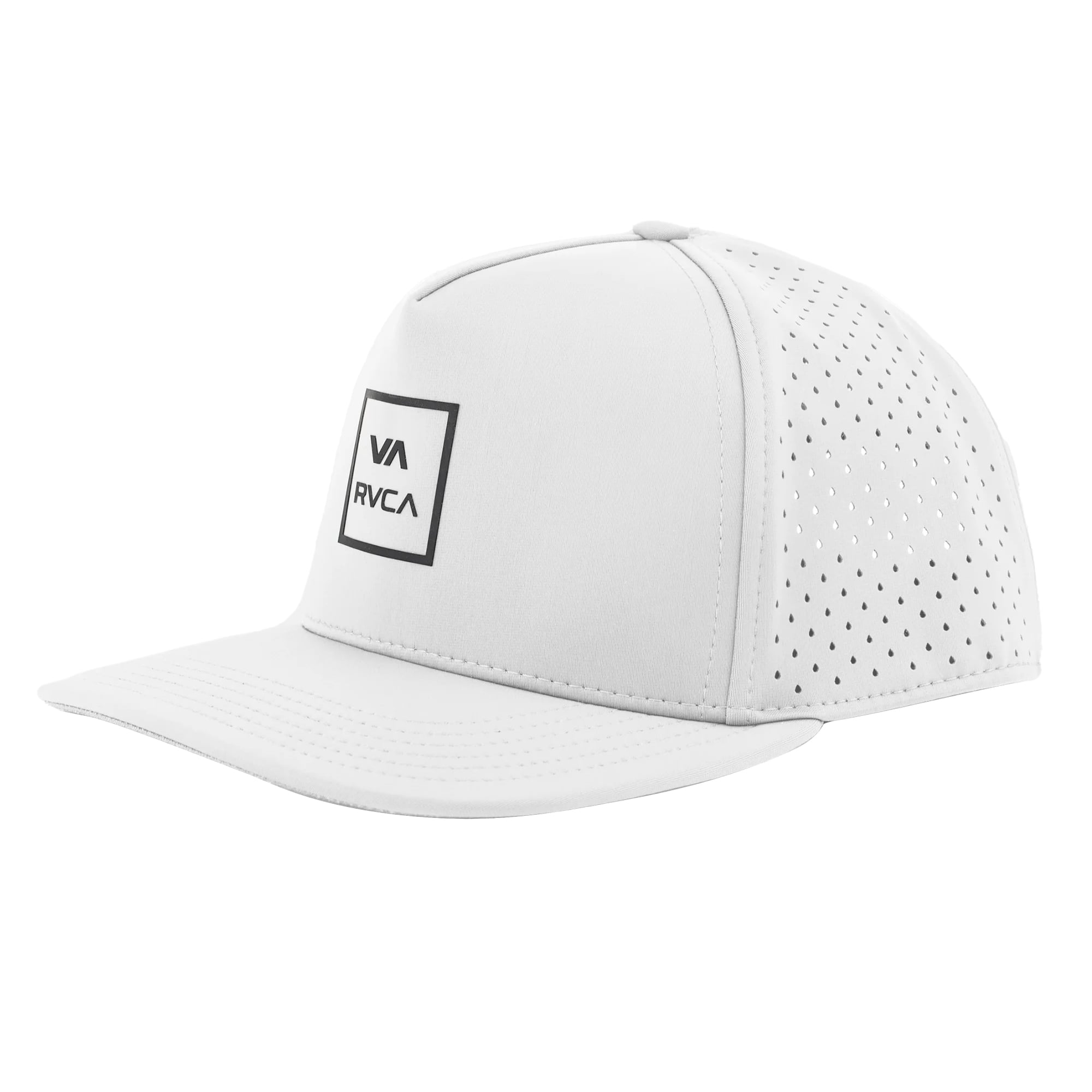 Men's  White RVCA Weld Snapback Hat