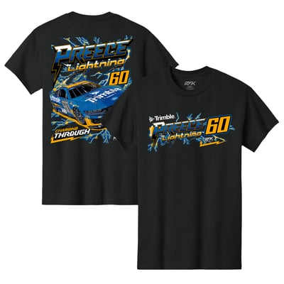 Ryan Preece Classic Ink Trimble Lightning Car T-Shirt - Black