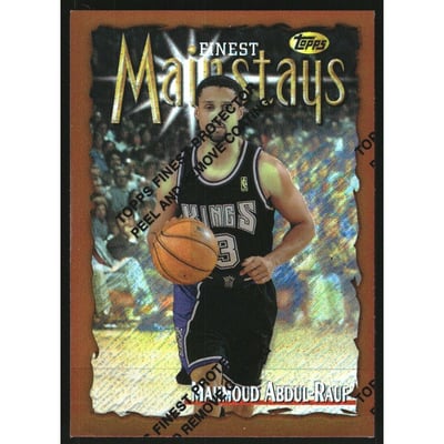 1996-97 Finest Refractors #190 Mahmoud Abdul-Rauf B