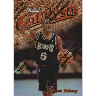 1997-98 Finest Refractors #35 Tyus Edney B