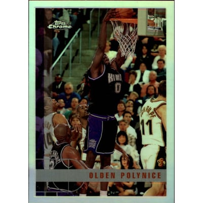 1997-98 Topps Chrome Refractors #175 Olden Polynice