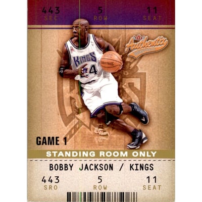 2002-03 Fleer Authentix Standing Room Only #2 Bobby Jackson
