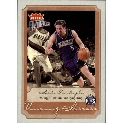 2002-03 Fleer Platinum Finish #144 Hedo Turkoglu