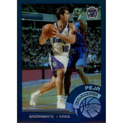 2002-03 Topps Chrome Refractors #6 Peja Stojakovic