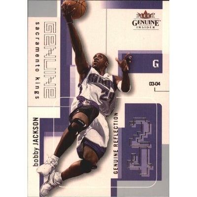 2003-04 Fleer Genuine Insider Reflections #74 Bobby Jackson