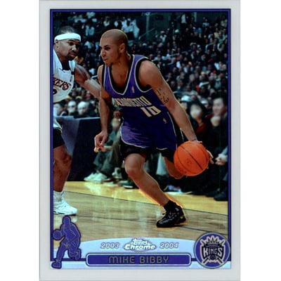 2003-04 Topps Chrome Refractors #10 Mike Bibby