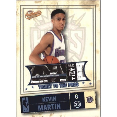 2004-05 Fleer Authentix Parallel 75 #114 Kevin Martin