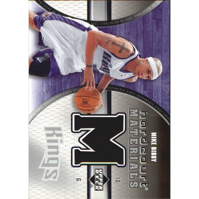 2005-06 Upper Deck Hardcourt Materials #MB Mike Bibby