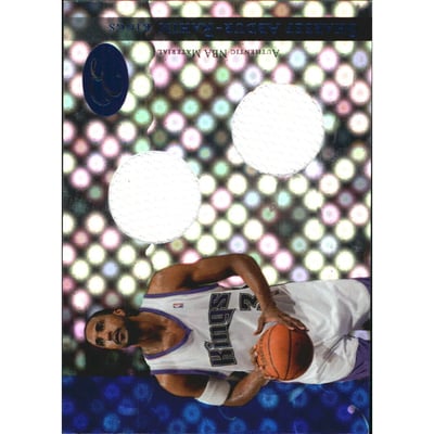 2006-07 Bowman Elevation Power Brokers Relics Dual Blue #RSAR Shareef Abdur-Rahim
