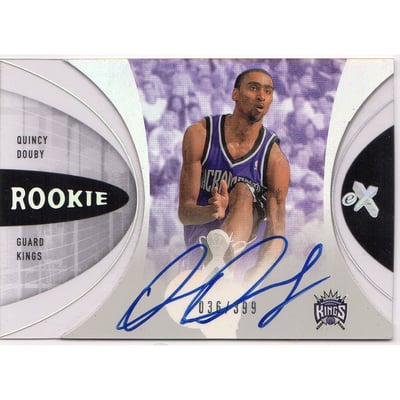 2006-07 E-X #65 Quincy Douby/399 AU RC
