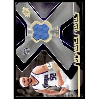 2006-07 SPx Flashback Fabrics #FFBM Brad Miller