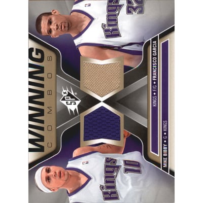 2006-07 SPx Winning Combos #WCBG Mike Bibby/Francisco Garcia