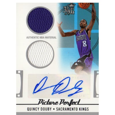 2006-07 Topps Big Game Picture Perfect Jerseys and Shorts Autographs #QD Quincy Douby
