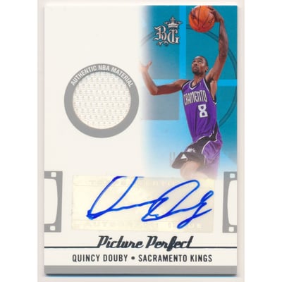 2006-07 Topps Big Game Picture Perfect Jerseys Autographs #QD Quincy Douby