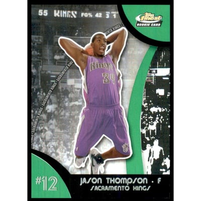 2007-08 Finest Refractors Green #112 Jason Thompson