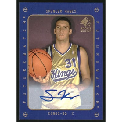 2007-08 SP Rookie Edition 1997-98 SP Rookie Autographs #127 Spencer Hawes