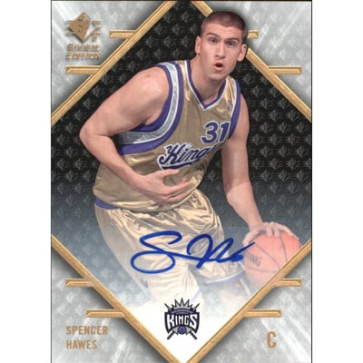 2007-08 SP Rookie Edition Rookie Autographs #67 Spencer Hawes