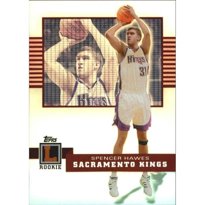 2007-08 Topps Letterman Refractors #53 Spencer Hawes