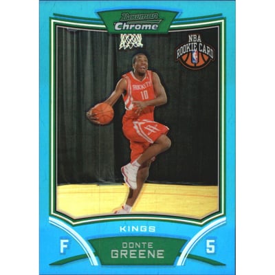 2008-09 Bowman Chrome Refractors Blue #133 Donte Greene