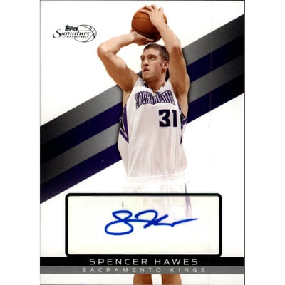 2008-09 Topps Signature Autographs #TSASH Spencer Hawes/999