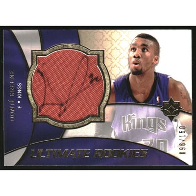 2008-09 Ultimate Collection #131 Donte Greene JSY AU RC