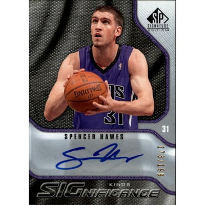 2009-10 SP Signature Edition SIGnificance #SSH Spencer Hawes/199