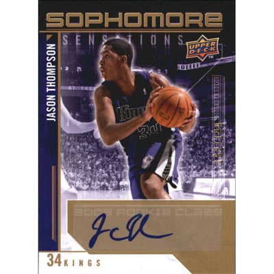 2009-10 Upper Deck Sophomore Sensations Autographs #SSJT Jason Thompson