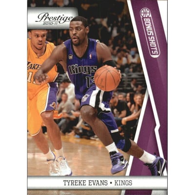 2010-11 Prestige Bonus Shots Purple #104 Tyreke Evans