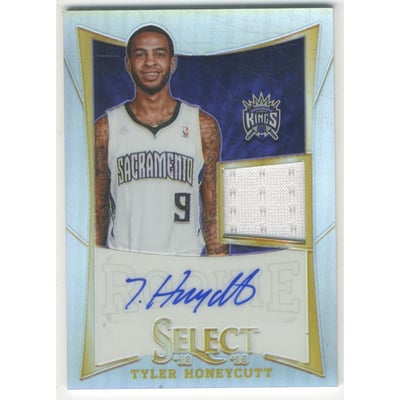 2012-13 Select Prizms #268 Tyler Honeycutt JSY AU/199
