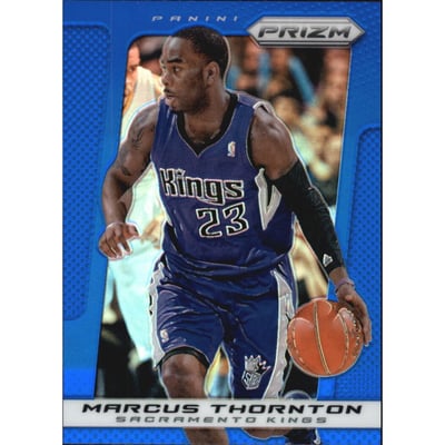 2013-14 Panini Prizm Prizms Blue #185 Marcus Thornton