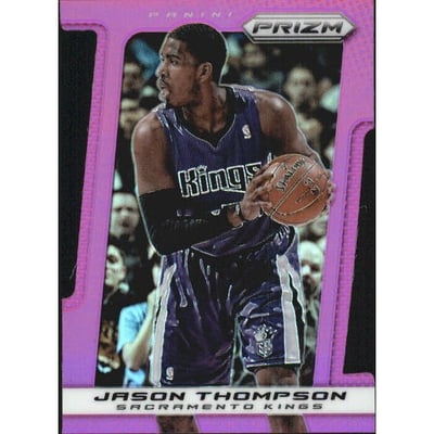 2013-14 Panini Prizm Prizms Purple Die Cut #39 Jason Thompson