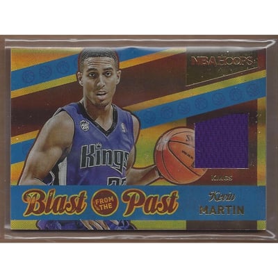 2014-15 Hoops Blast from the Past Memorabilia #9 Kevin Martin