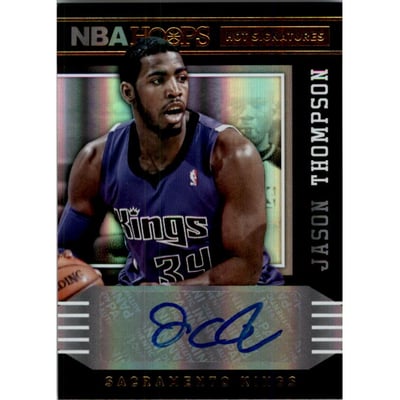 2014-15 Hoops Hot Signatures #24 Jason Thompson
