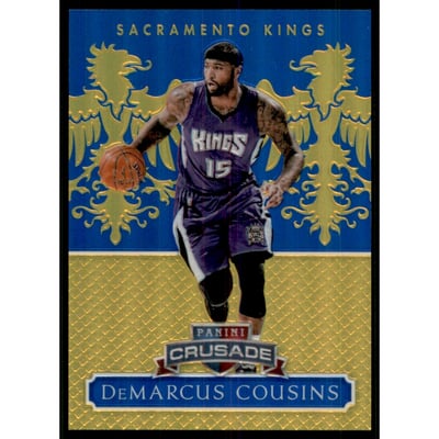 2014-15 Panini Excalibur Crusade Blue #10 DeMarcus Cousins